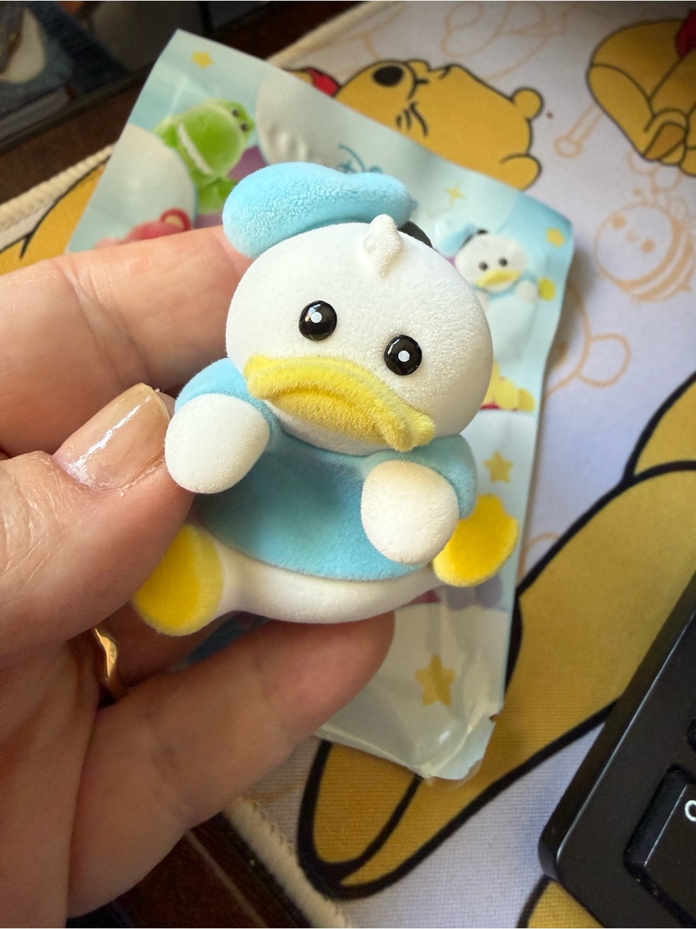 Disney and Pixar Flocked Climbing Mystery Figurines - Donald Duck